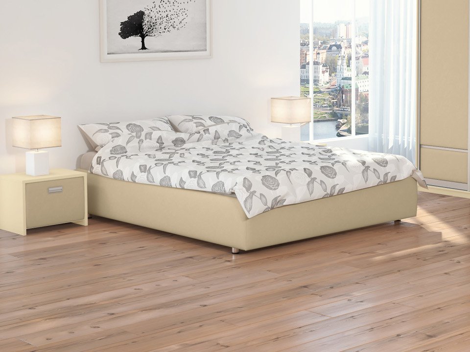 Кровать ComoVeda Base 1 Savana Grey (серый), Рогожка Без основания Кровать ComoVeda Base 1 Savana Grey (серый), Рогожка Без основания